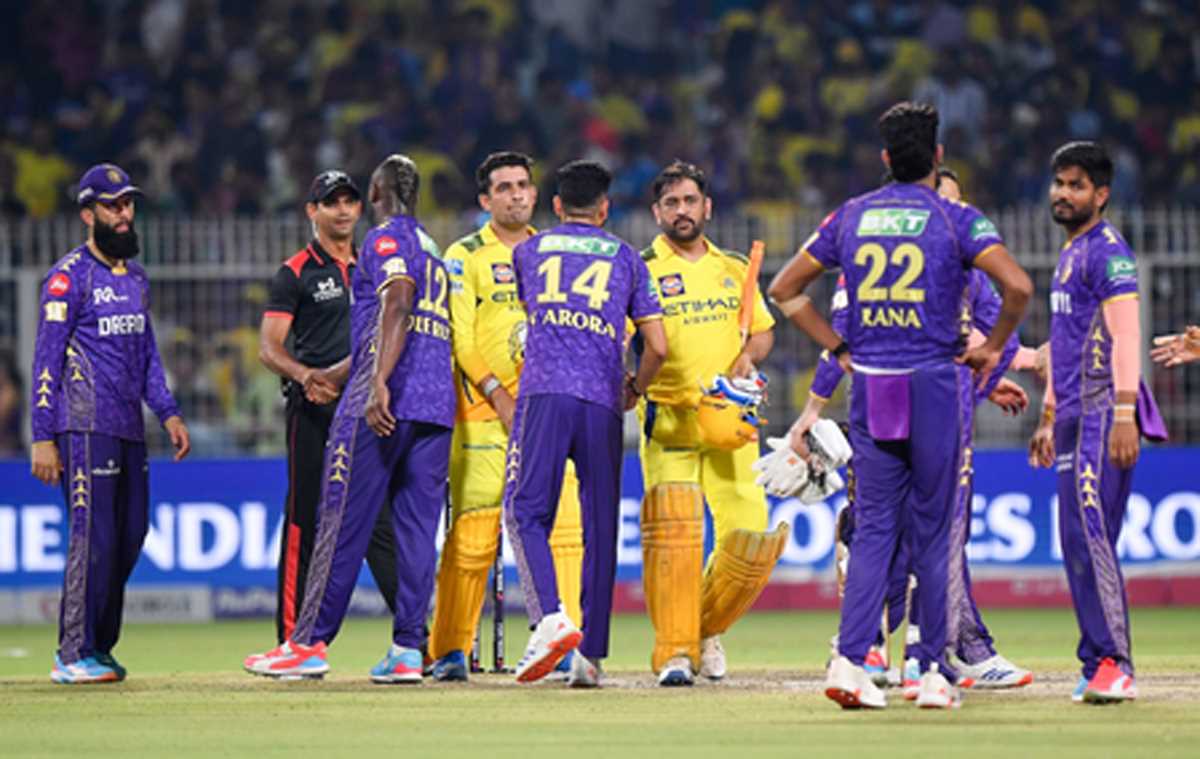 आईपीएल 2025: नजदीकी मुकाबले में सीएसके ने केकेआर को दो विकेट से हराया